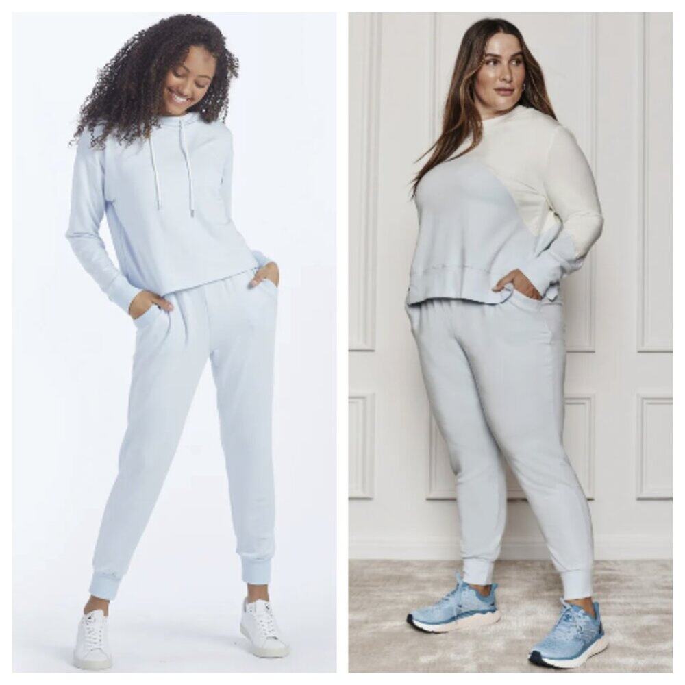 Summersalt Women's The Softest French Terry Jogger Powder Blue Size XL